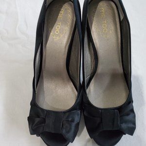Satin Peep Toe Shoes